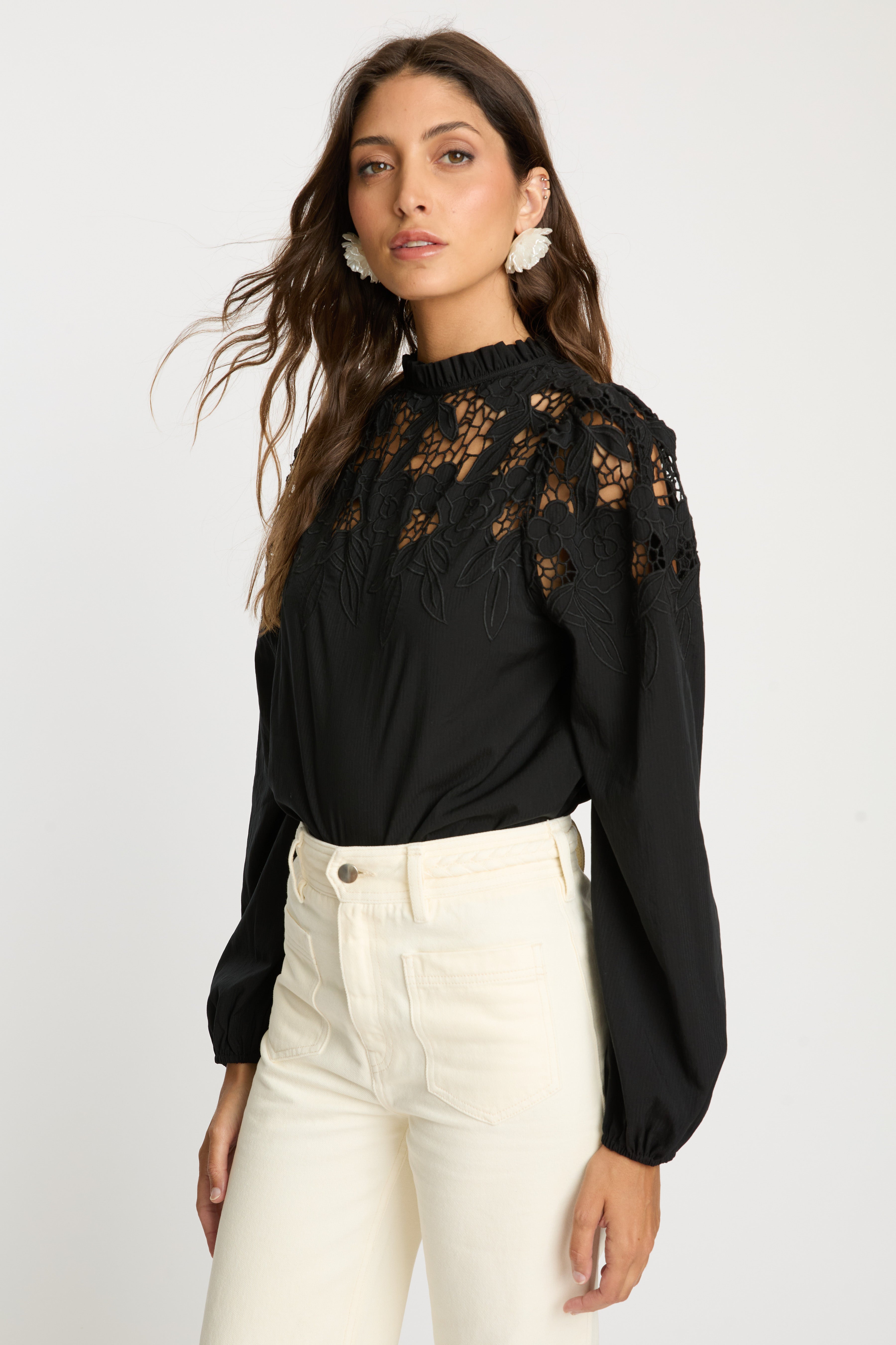 Riana Reversible Top in Black