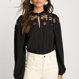 Riana Reversible Top in Black