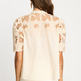 Elaine Reversible Top in Cream