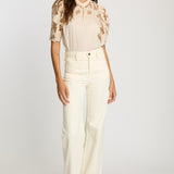 Elaine Reversible Top in Cream