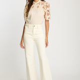 Elaine Reversible Top in Cream