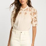 Elaine Reversible Top in Cream