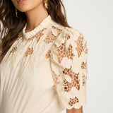 Elaine Reversible Top in Cream