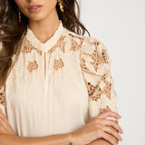 Elaine Reversible Top in Cream