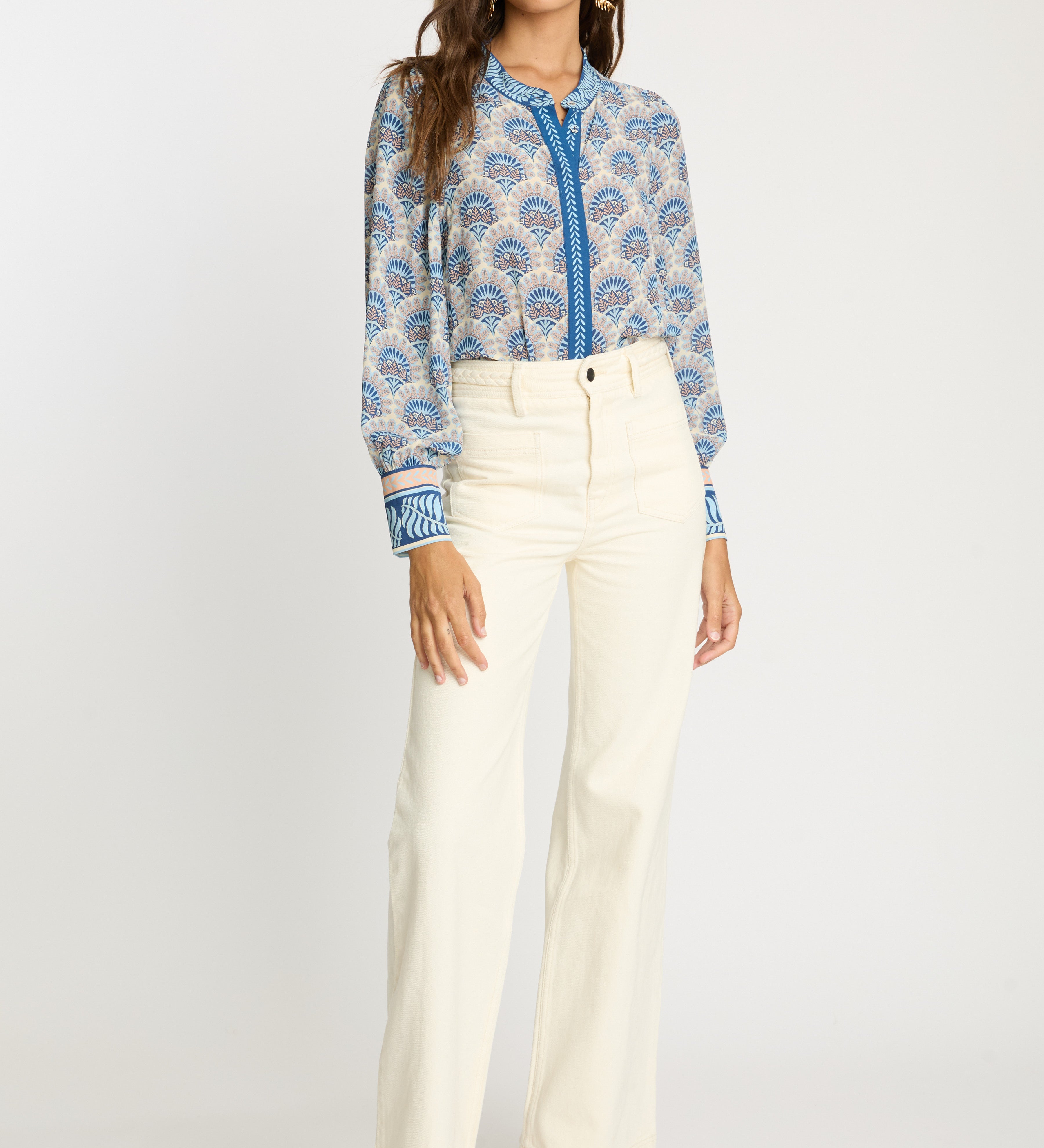 Riley Top in Boho Deco