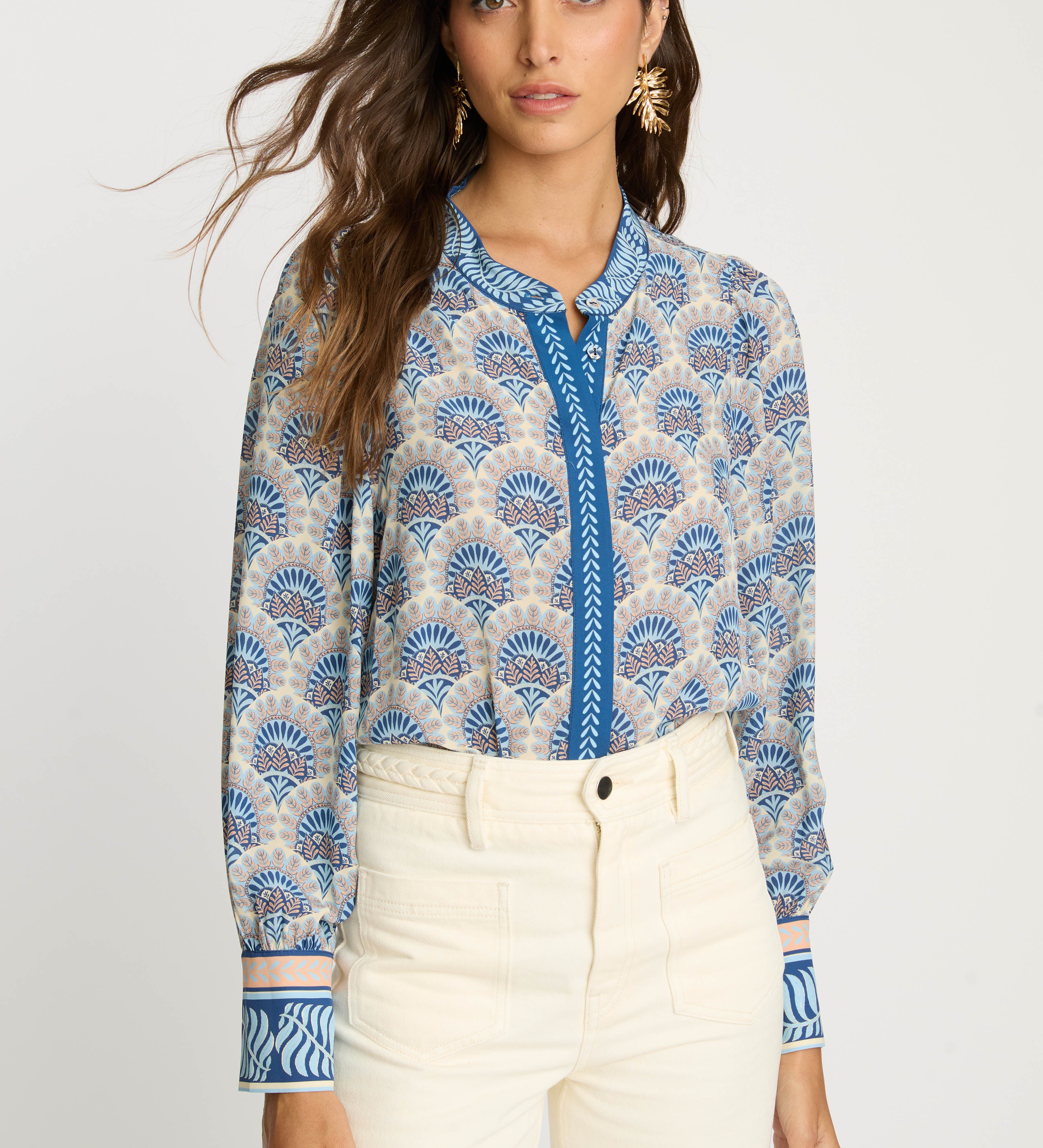Riley Top in Boho Deco