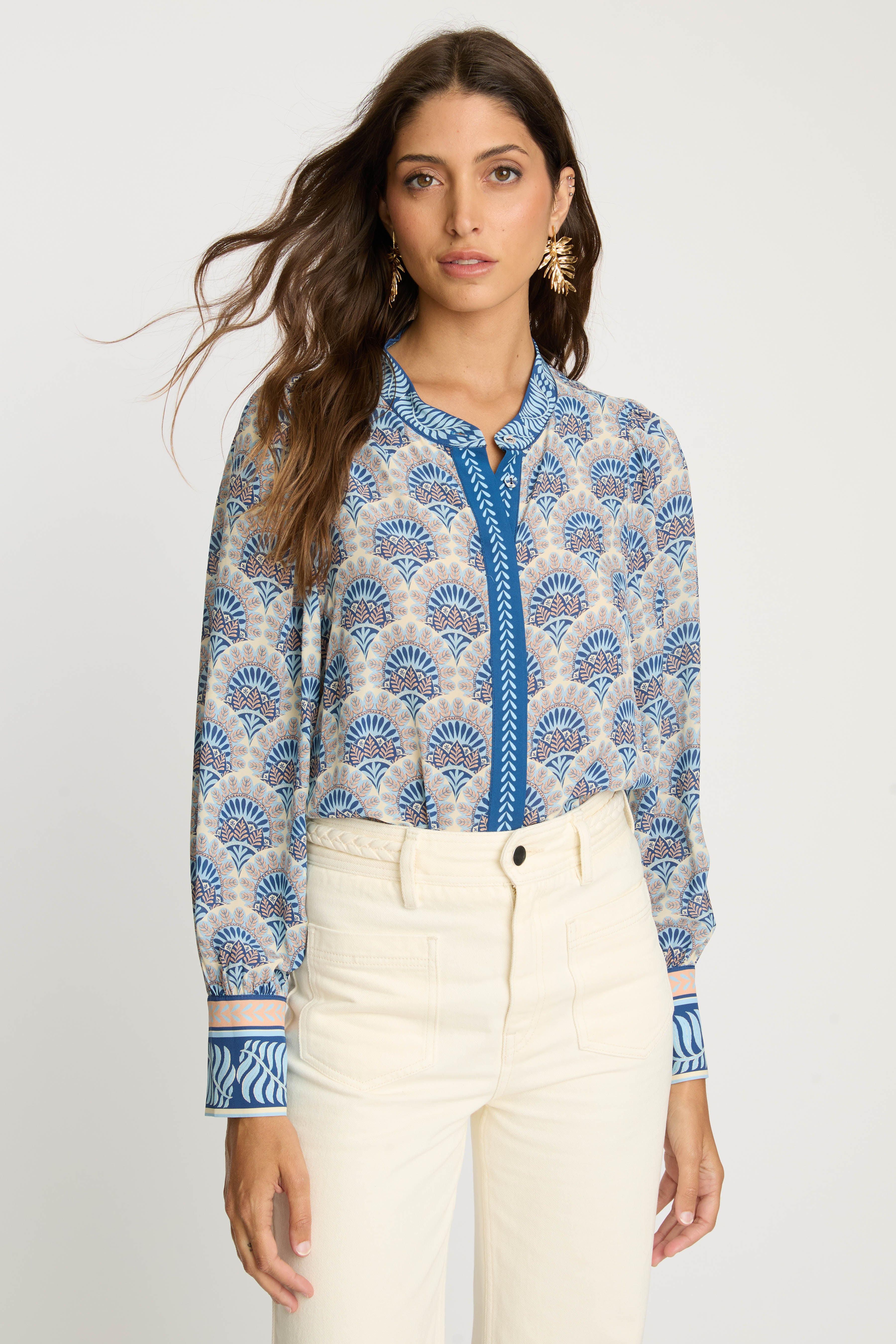 Riley Top in Boho Deco