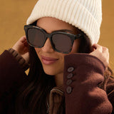 Meredith Espresso Tortoise Polarized Sunglasses