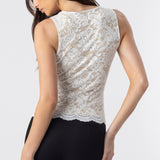 LEILA STRETCH LACE TOP