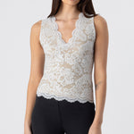 LEILA STRETCH LACE TOP