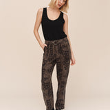 B3736-L90-302 - BELTED SEAM PANT