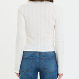 STARGAZER POINTELLE CARDIGAN