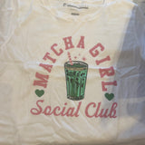 Matcha Social Club Tween T Shirt