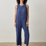 SILVA LINEN BLEND CANVAS ROMPER