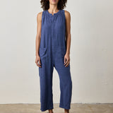 SILVA LINEN BLEND CANVAS ROMPER