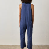 SILVA LINEN BLEND CANVAS ROMPER