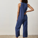 SILVA LINEN BLEND CANVAS ROMPER