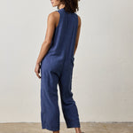 SILVA LINEN BLEND CANVAS ROMPER
