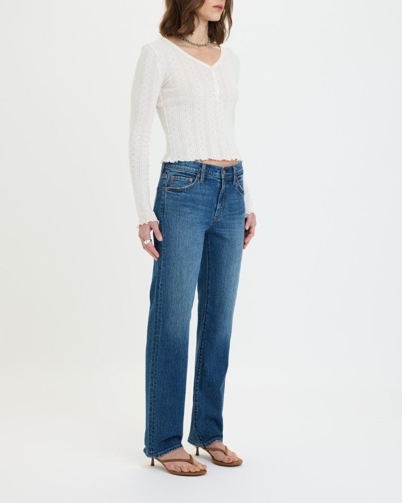 REBEL MID RISE SLIM STRAIGHT