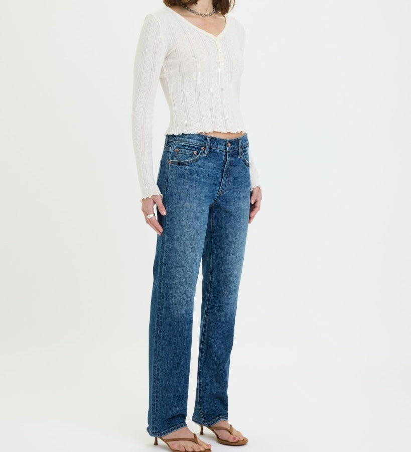 REBEL MID RISE SLIM STRAIGHT