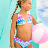 Chevron Printed Bikini