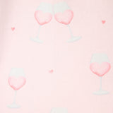 Happy Hour Wine Glass Print 3-Piece PJ Set