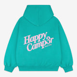 Happy Camp3r Puff Series Hoodie in Candy Teal