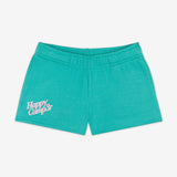 Happy Camp3r Puff Series Shorts in Candy Teal