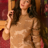 cerise sweater