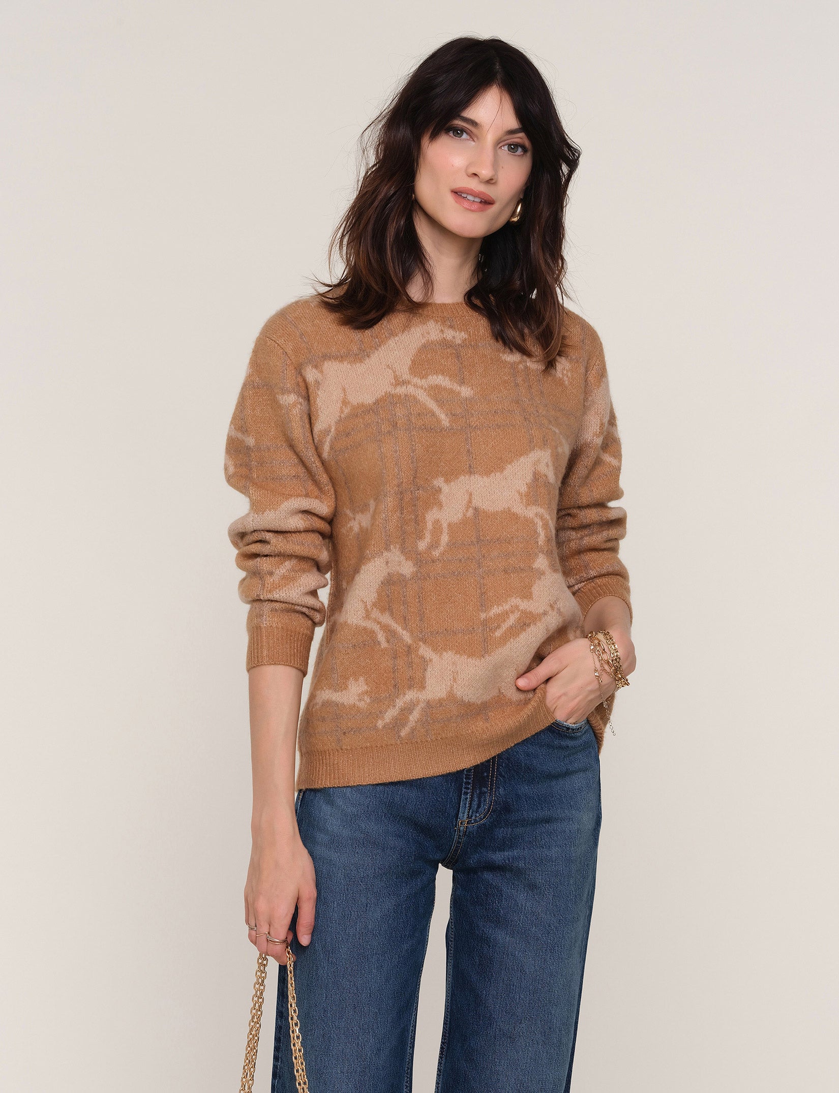 cerise sweater