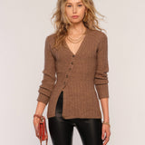 Sivan Asymmetrical Knit Top