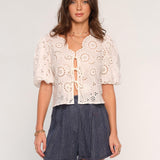 Heartloom Roxana Top Eggshell