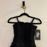 Flowers By Zoe Black Smocked Top