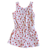 Sofi Strawberry Print Romper