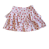SLS Strawberry Print Ruffle Skirt