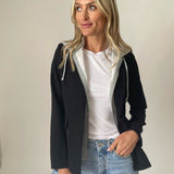 Six/Fifty Drew Blazer in Black