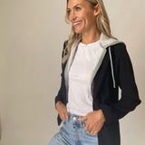 Six/Fifty Drew Blazer in Black