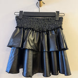 Flowers by Zoe Faux Leather Skirt