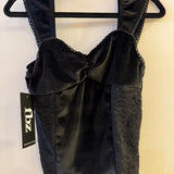 Flowers by Zoe Black Velvet Top
