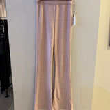 Tenly Hacci Rib Flare Pant in Moscato