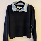 Vintage Havana Black Denim Sweater