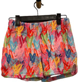 Preppy Goose Graffiti Hearts Plush Lounge Shorts