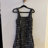Flowers by Zoe Black and Gold Tweed Dress