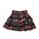 Flowers by Zoe Black - Red Floral Skirt
