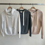 LISSE  FITTED PULL OVER FRENCH TERRY HOODY