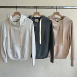 LISSE  FITTED PULL OVER FRENCH TERRY HOODY
