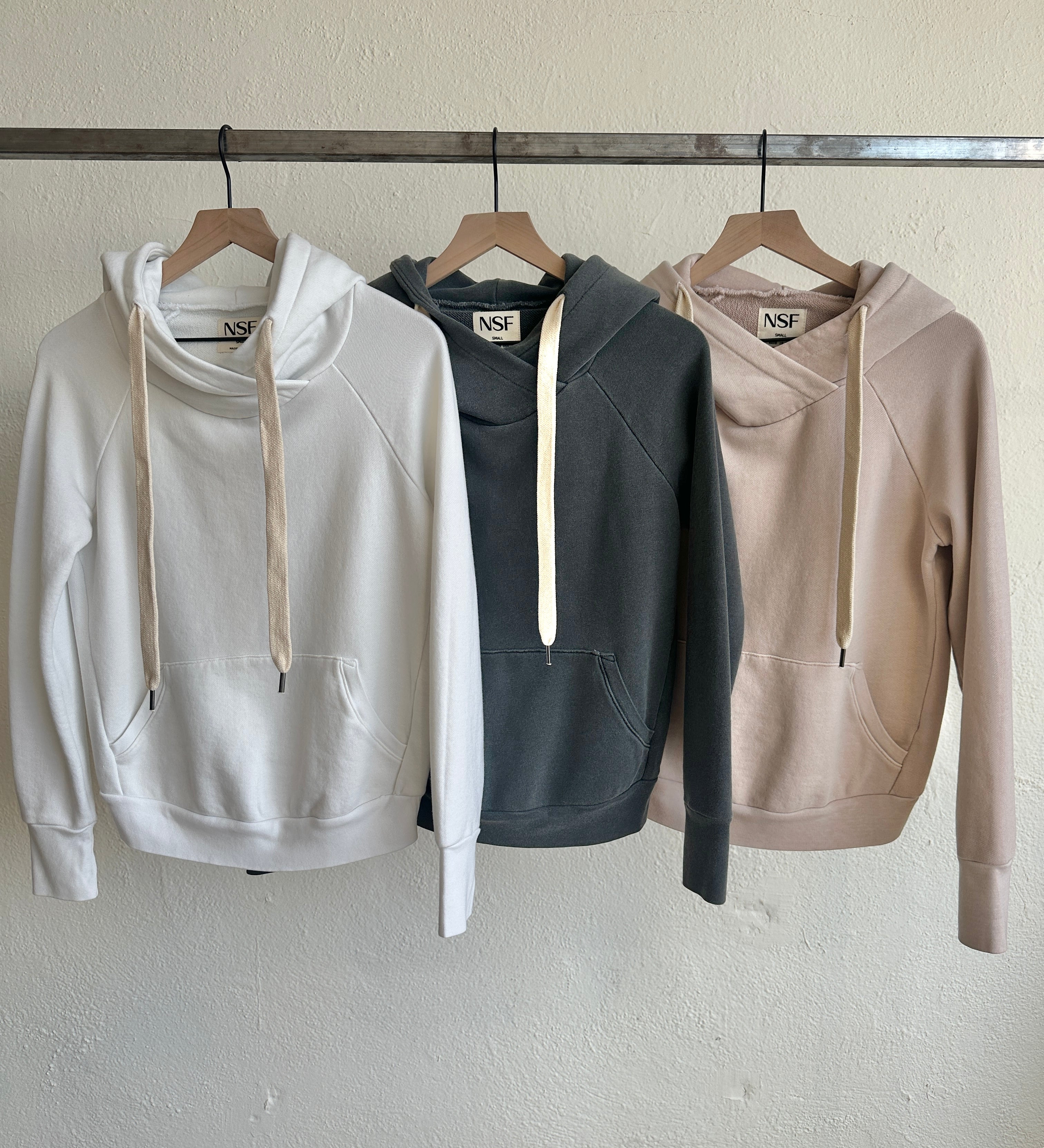 LISSE  FITTED PULL OVER FRENCH TERRY HOODY