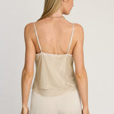 Allegra Top in Champagne