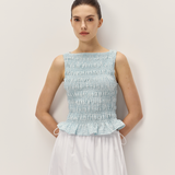 Tegan Top in Seafoam Green