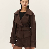 Marais Trench Coat in Chocolate